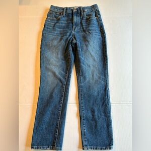 Madewell High Rise Slim Crop BoyJean Size 26